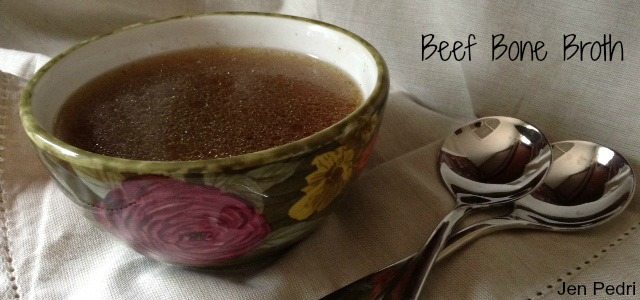 Beef Bone Broth is healthy and delicious.