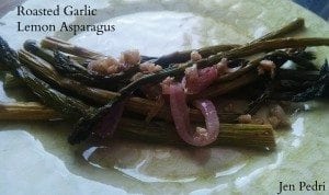 Roasted Lemon Garlic Asparagus