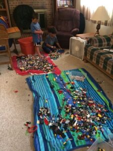 Lego mess