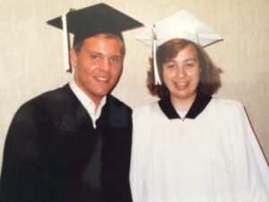 Jeff and Sara, high school graduation