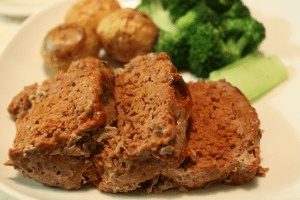 Meat loaf made with onion soup mix|The Holy Mess