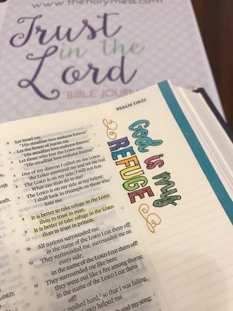 Trust in the Lord Bible Journaling Kit|The Holy Mess