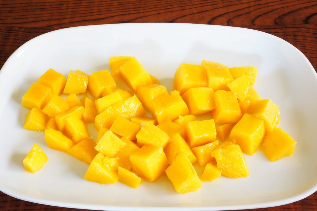 Chopped mango