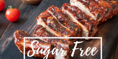 Cooked ribs with Sugar Free Dry Rib Rub