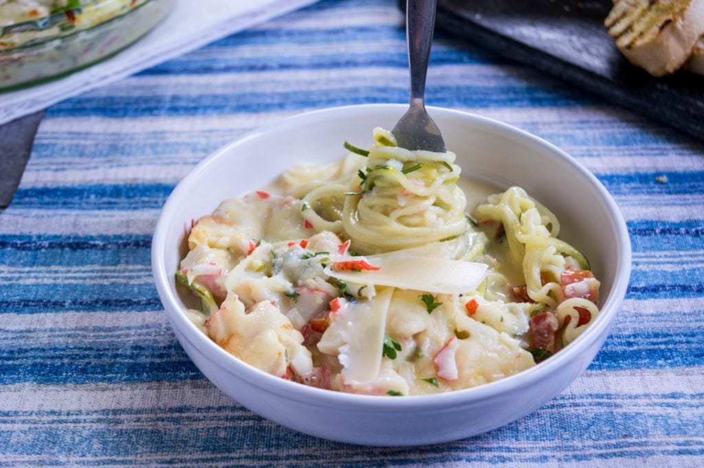 Crab Zoodle Bake Recipe