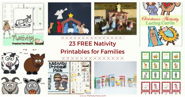 23 Free Nativity Printables for Families
