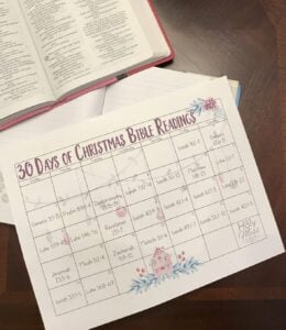 30 Days of Christmas Bible Readings