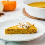 WW crustless pumpkin pie