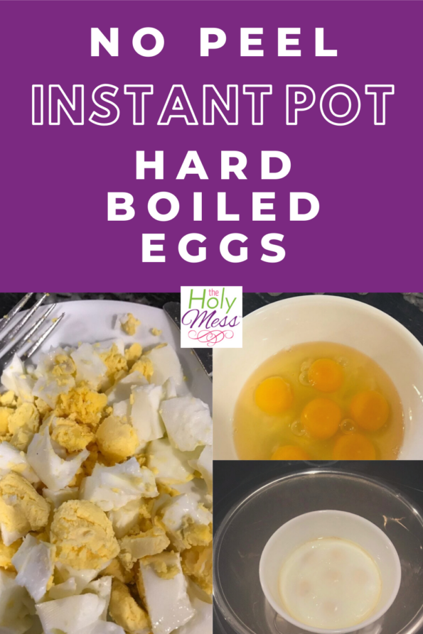Instant Pot No Peel Hard Boiled Eggs