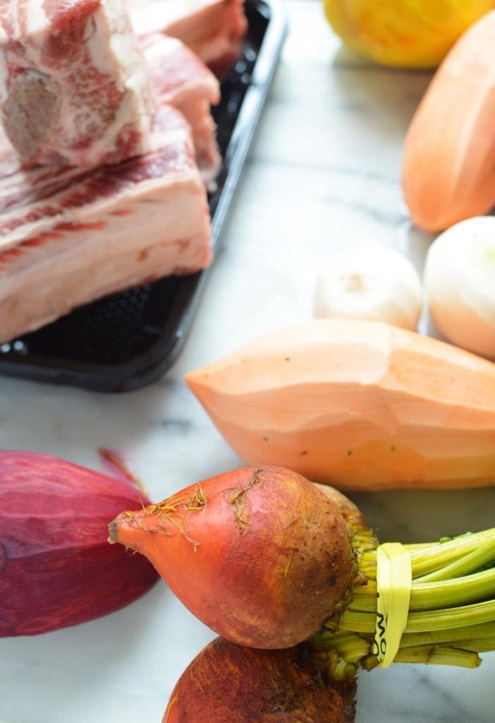 Instant Pot Short Ribs with Vegetables, ingredients for short rib recipe
