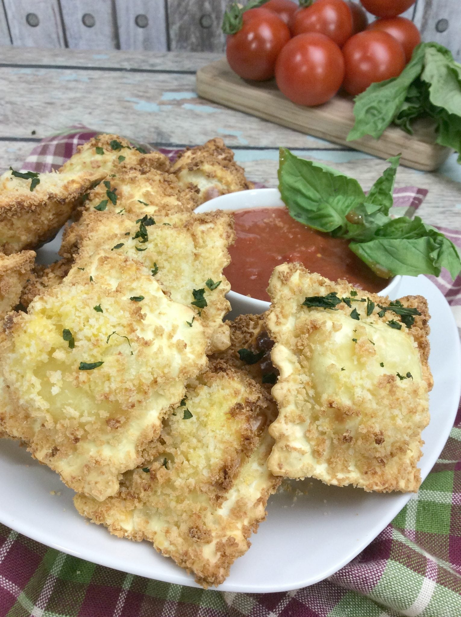 Air Fryer Baked Ravioli