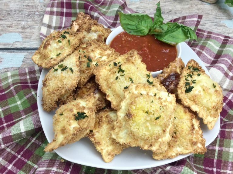 Air Fryer Baked Ravioli