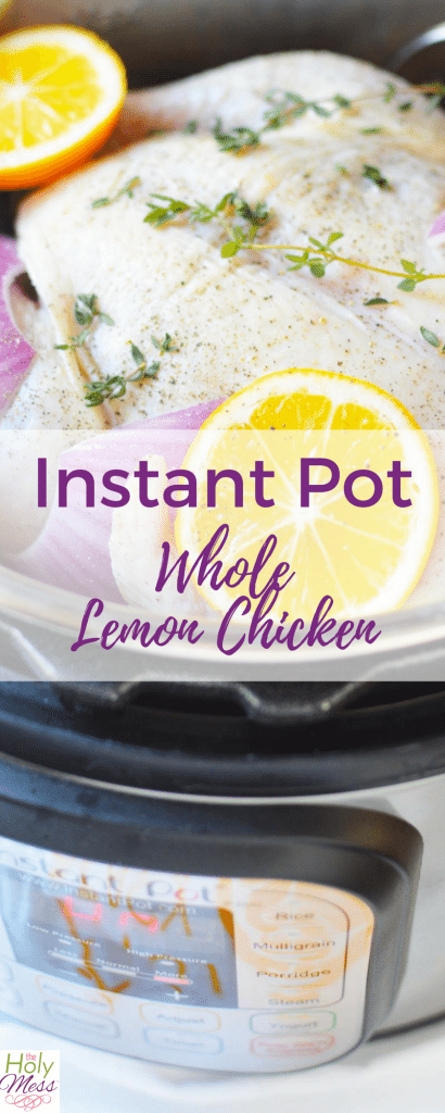 Instant Pot Whole Lemon Chicken