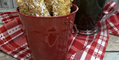 Air Fryer French Toast Sticks ready to serve