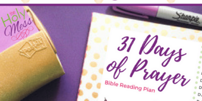 31 Days of Prayer Monthly Bible Reading Plan