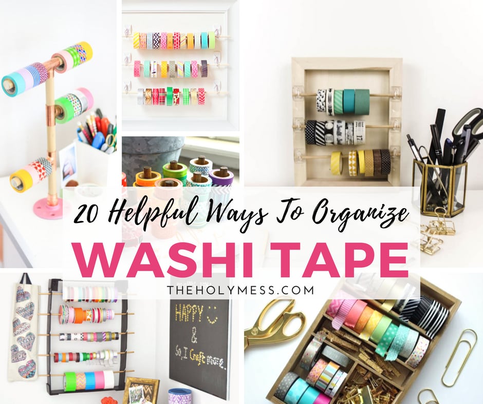 20 Helpful Ways to Organize Washi Tape