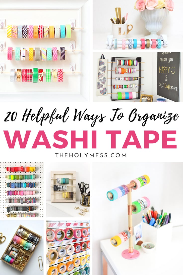 20 Helpful Ways to Organize Washi Tape