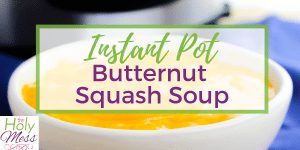 Instant Pot Butternut Squash Soup Recipe
