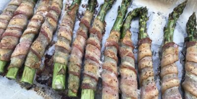 Bacon wrapped asparagus