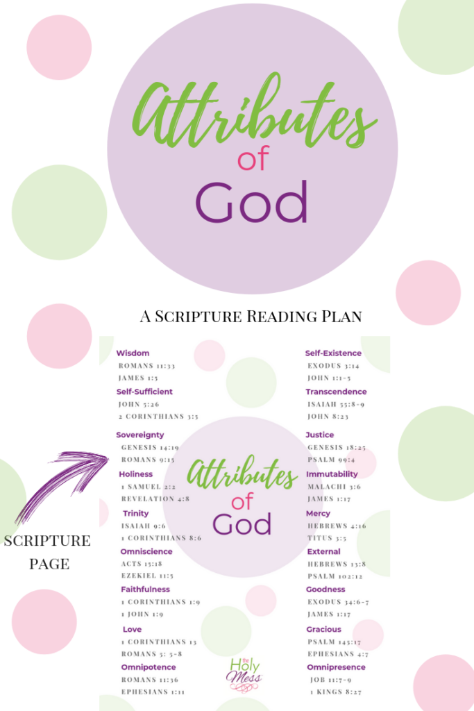 Attributes of God Bible Study