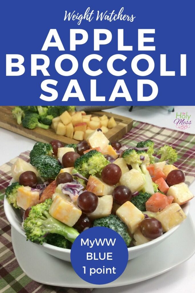 Apple broccoli salad