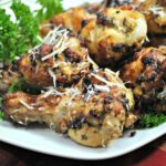 Air Fryer Lemon Chicken Wings completed