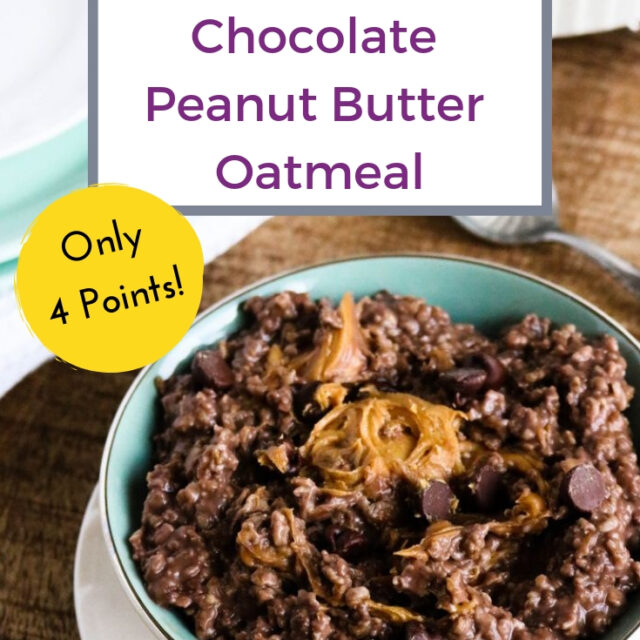 Weight Watchers Instant Pot Chocolate Peanut Butter Oatmeal The Holy Mess