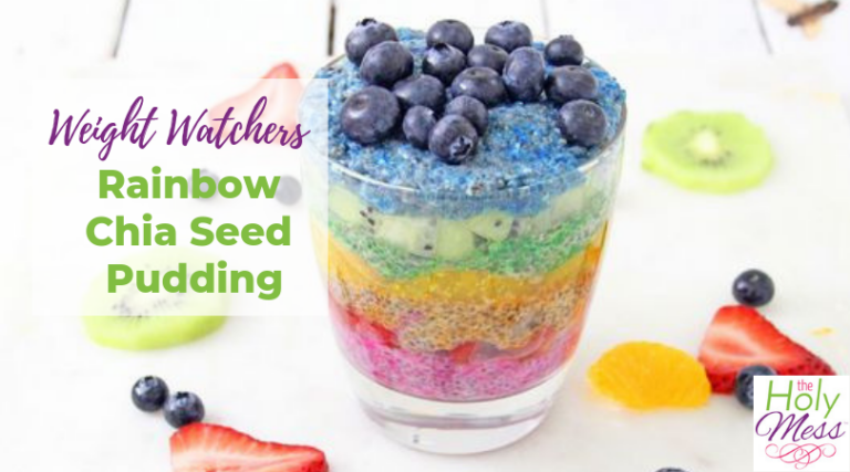 Weight Watchers Rainbow Chia Seed Pudding