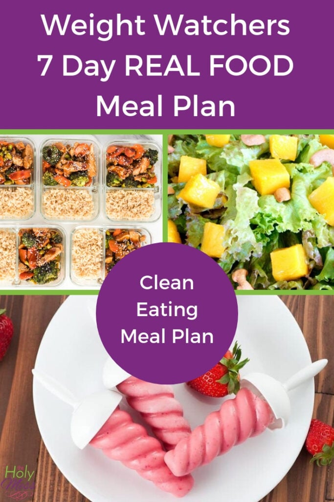 Weight Watchers 7 Day Real Food Meal Plan