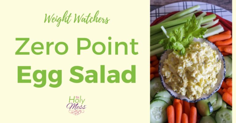 Weight Watchers Zero Point egg salad.