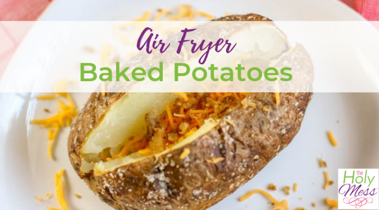 How to bake potatoes in an air fryer