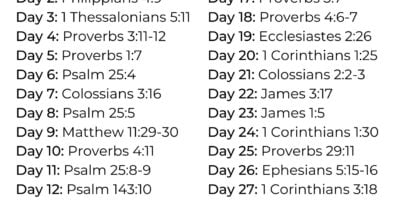 Bible verses about decisions, free download