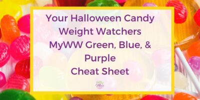 Weight Watchers Halloween Candy Guide