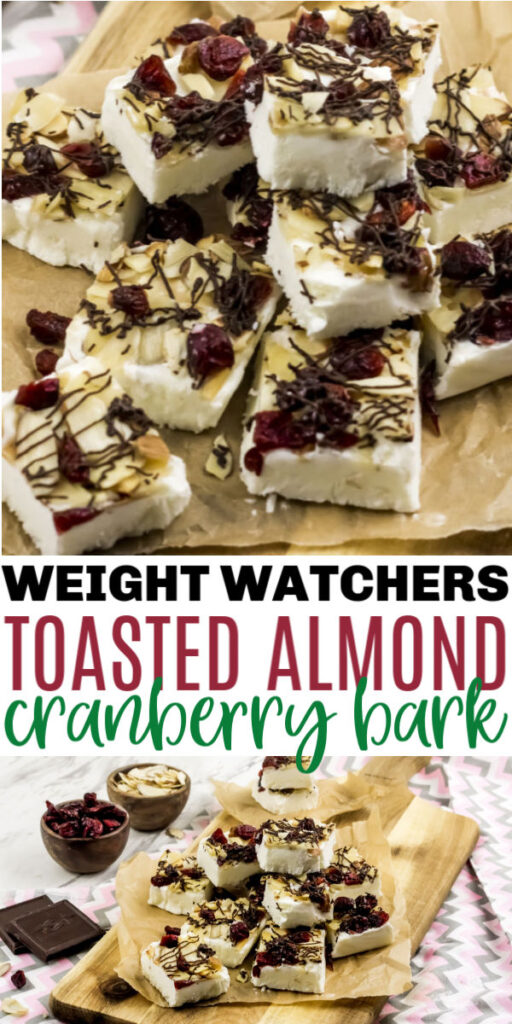 Weight Watchers Toasted Coconut and Almond Cranberry Bark
