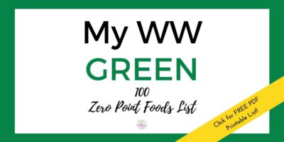 MyWW Green 100 Zero Point Foods