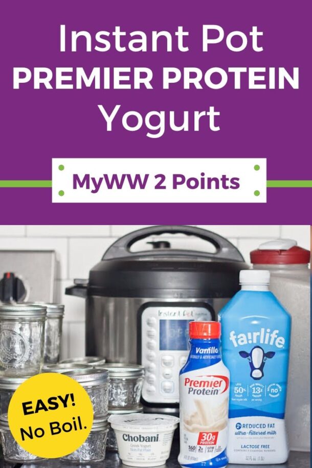 Instant Pot Premier Protein Yogurt Recipe 2 MyWW Points The Holy Mess