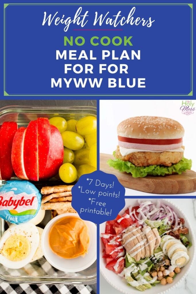 MyWW on the go 7 day meal plan blue