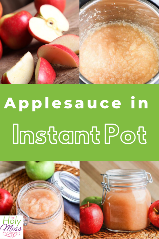 Instant Pot Applesauce Recipe The Holy Mess