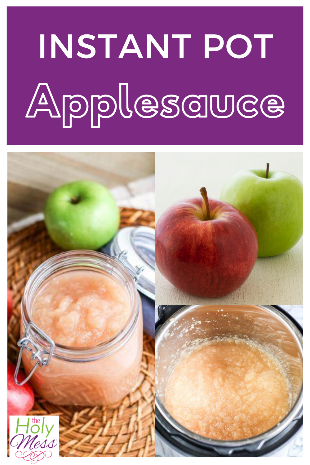 Healthy WW Instant Pot Applesauce Recipe (SugarFree!)