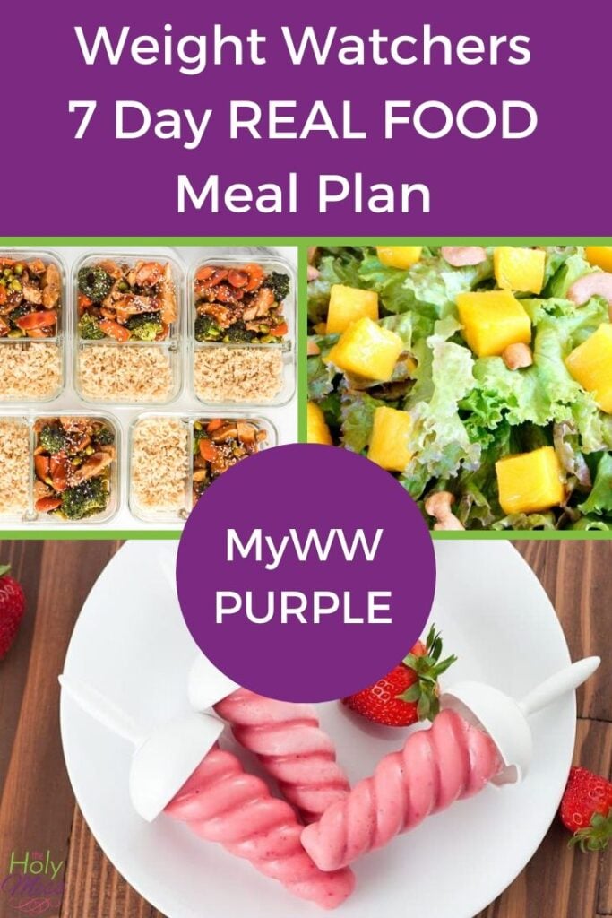 MyWW Purple 7 Day Real Food Meal Plan with Printable PDF