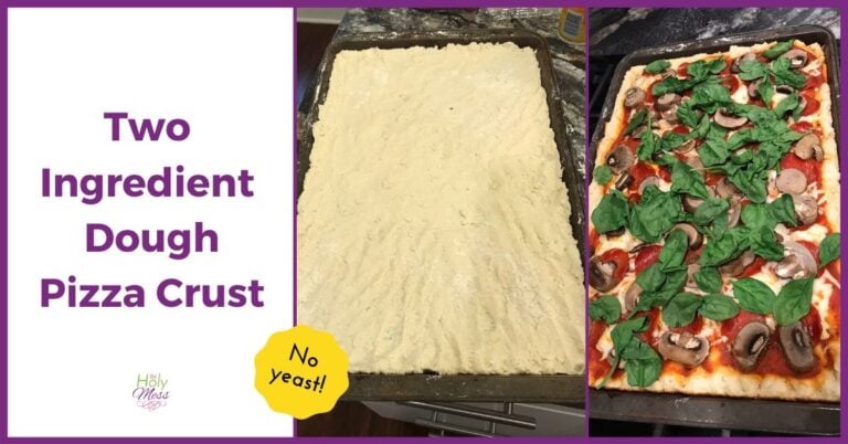 Two Ingredient Pizza Dough Crust