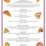 2 ingredient dough pizza printable WW personal points