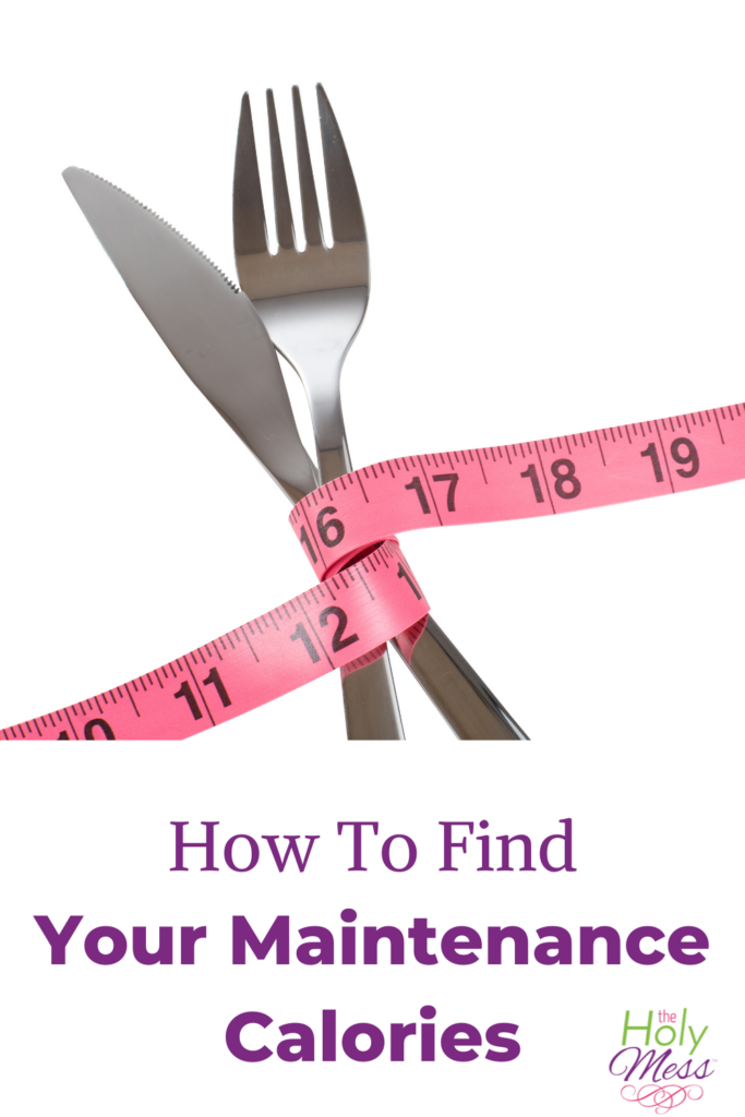 how to find your maintenance calories