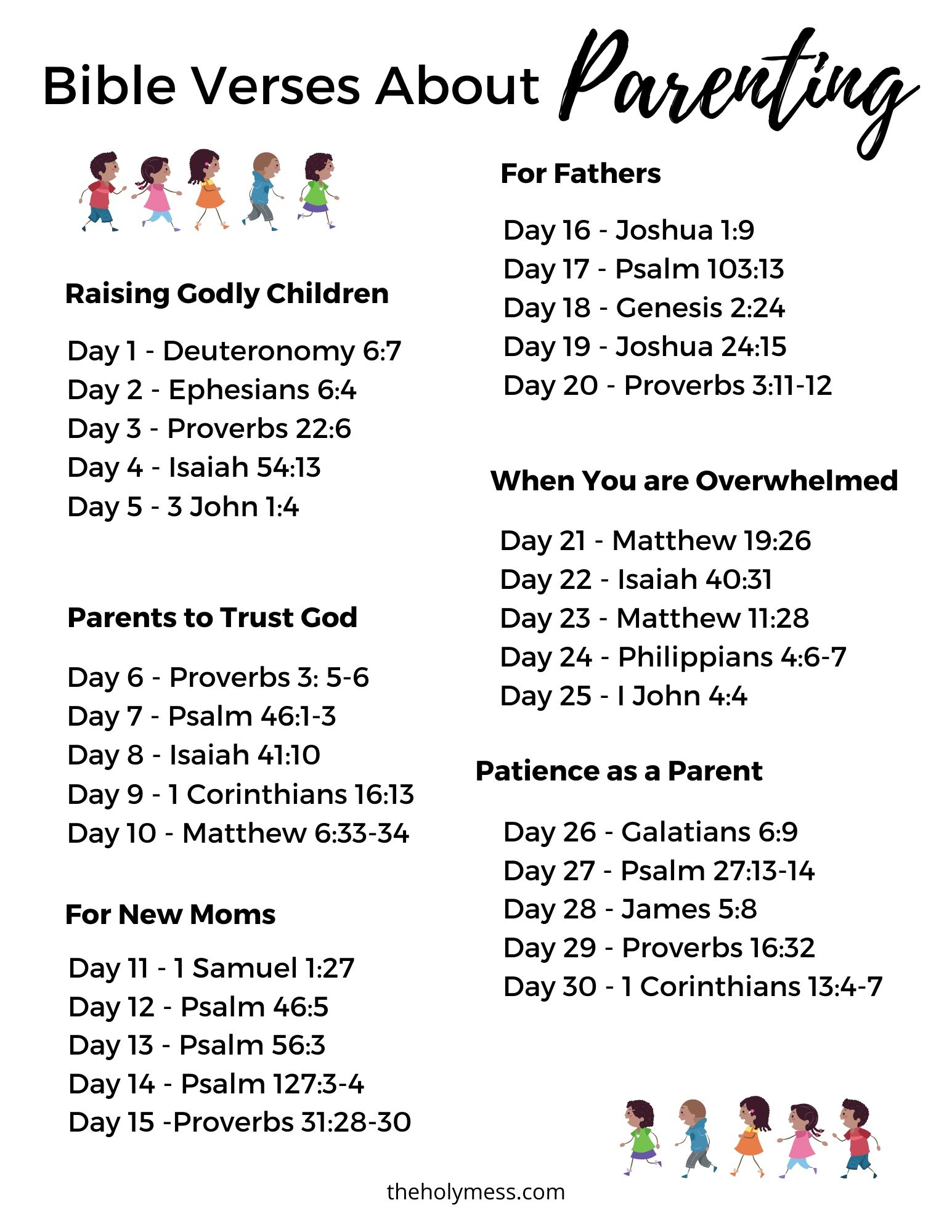 Bible Verses for Parenting