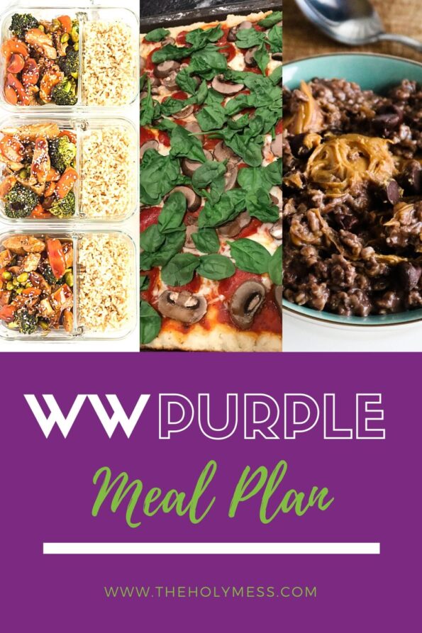 Weight Watchers Purple Meal Plan & Recipes The Holy Mess