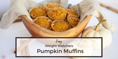 Easy WW Pumpkin Muffins in basket