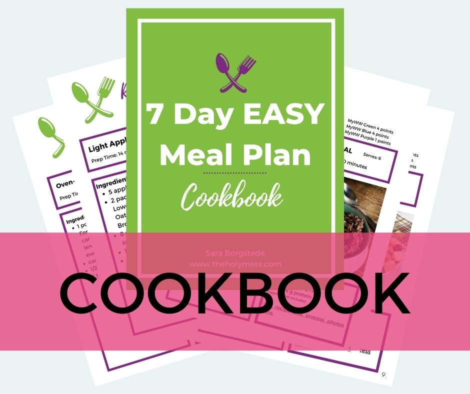 7 day weight loss meal plan cookbook