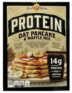Aunt Maple's Protein pancake mix as a Kodiak alternative