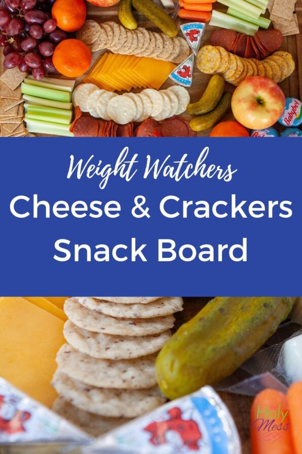Low Point Weight Watchers Cheese & Cracker Snack Board