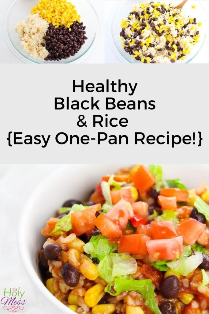 Healthy Black Beans and Rice